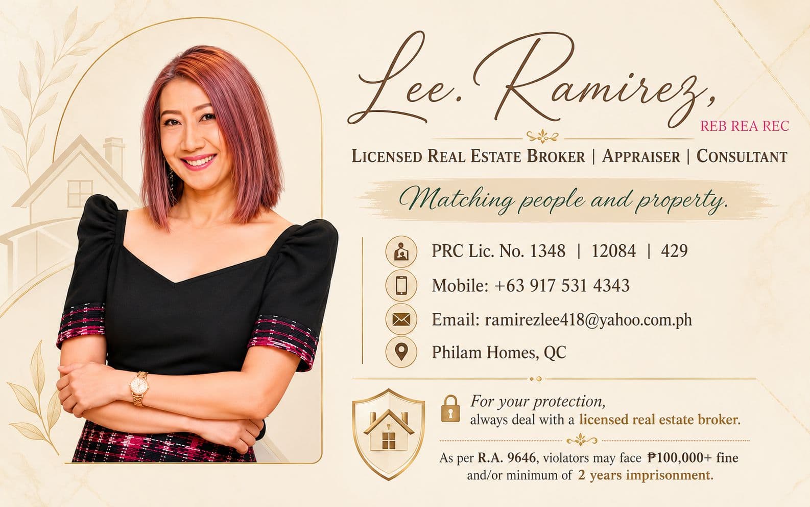 Lee Ramirez — calling card